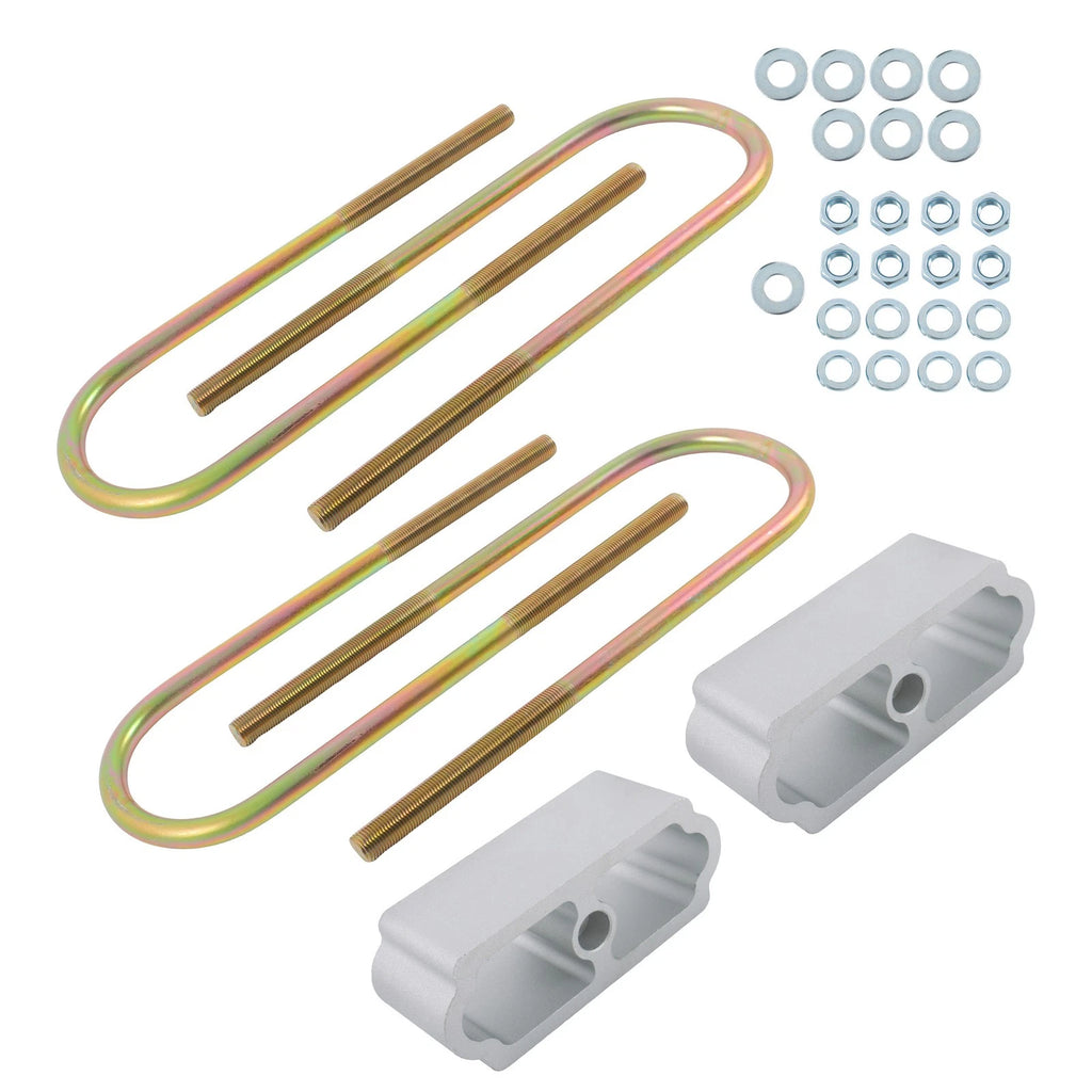 Set of 2 Drop Lowering Blocks for Chevy Belair Nomad 150 210 (1955–1957)
