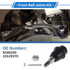 2X Front Lower Ball Joints for Chevrolet Silverado 1500 (2013–2020) K500245