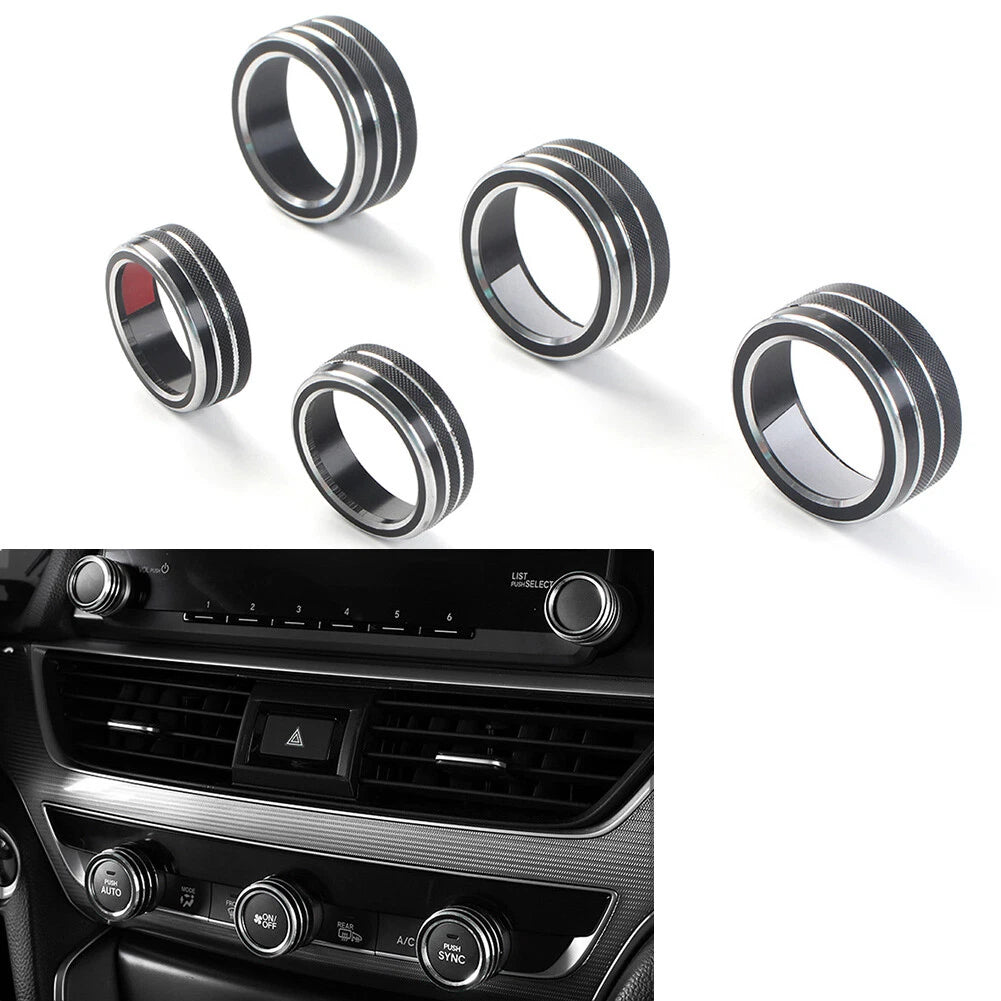 AC Climate Control Switch Knob Ring Cover Trim for Honda Accord (2018–2022)