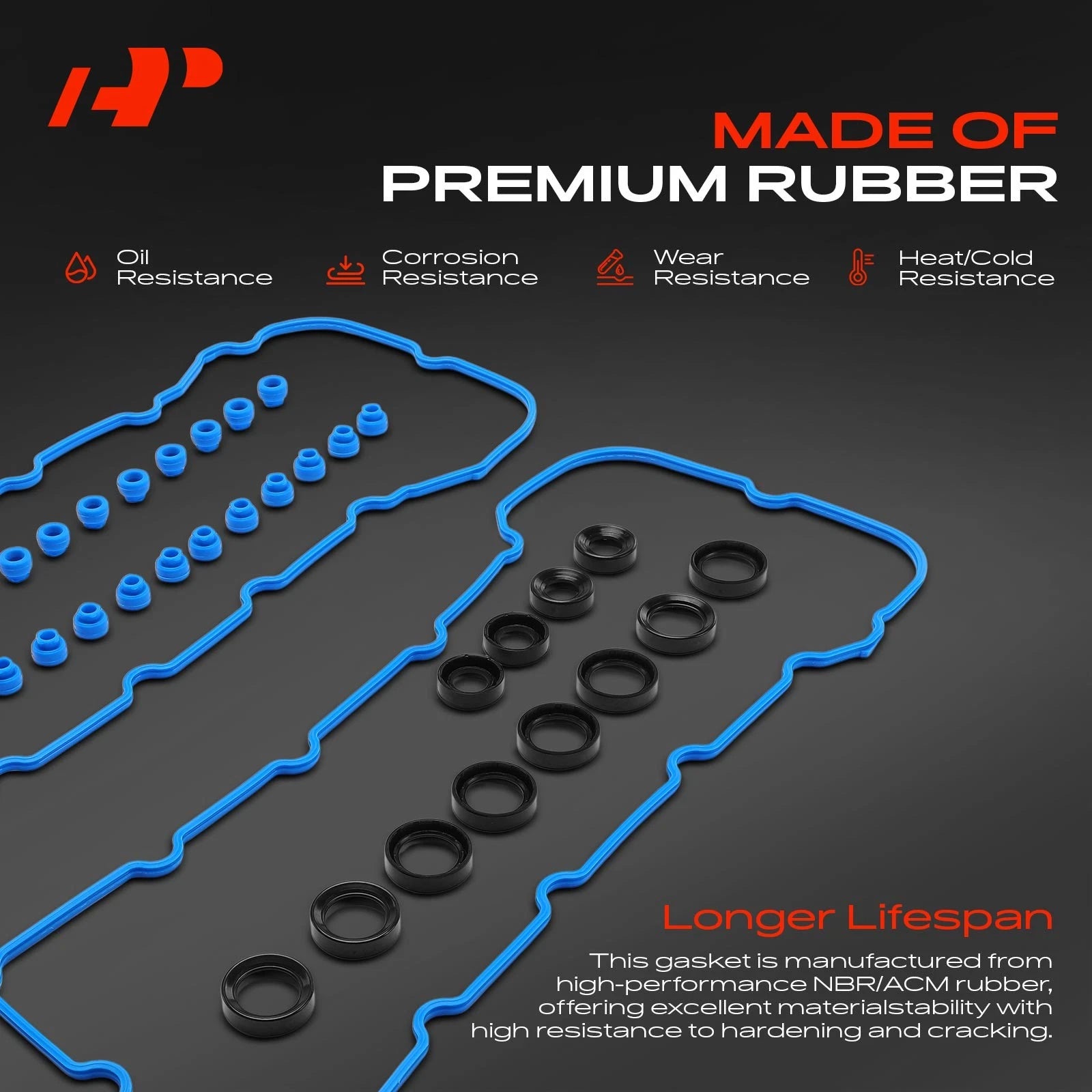 Engine Valve Cover Gasket Set for Ford F-150 Mustang (2011–2014)