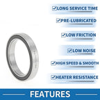 1 Pc Deep Groove Ball Bearing P4 for Scooter Skateboard (35x47x7mm)
