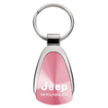 Pink Teardrop Keychain - Officially Licensed for Jeep Wrangler