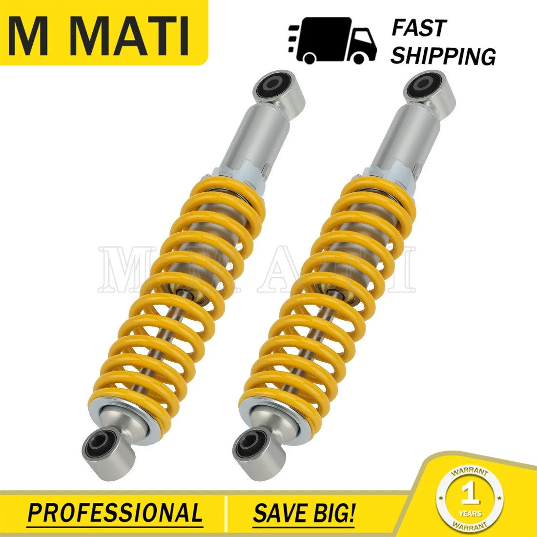2X Front Shock Absorber for Yamaha Blaster 200 (1988–2006) J-23350-00-P2
