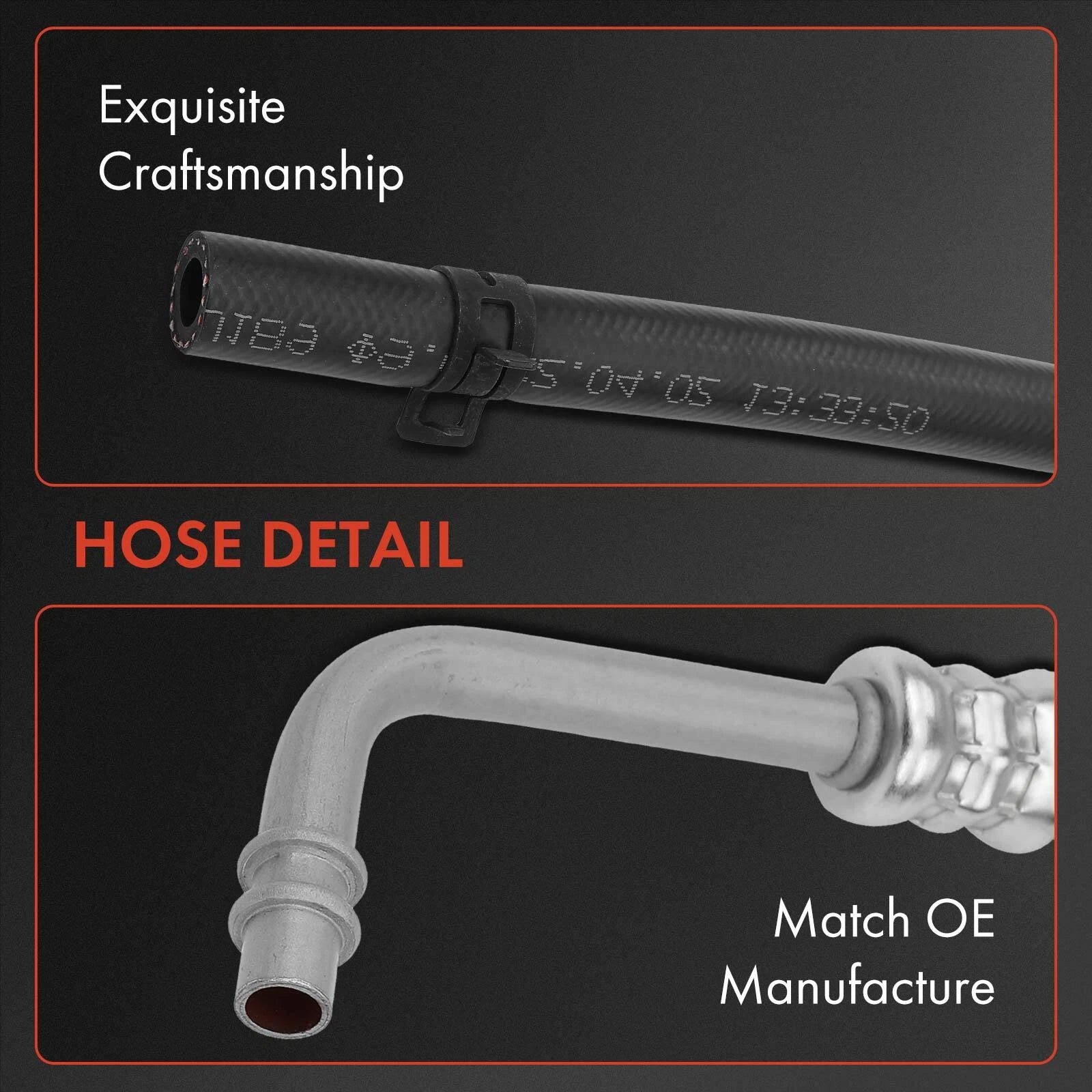 Power Steering Return Line Hose for GMC Envoy Chevrolet Saab