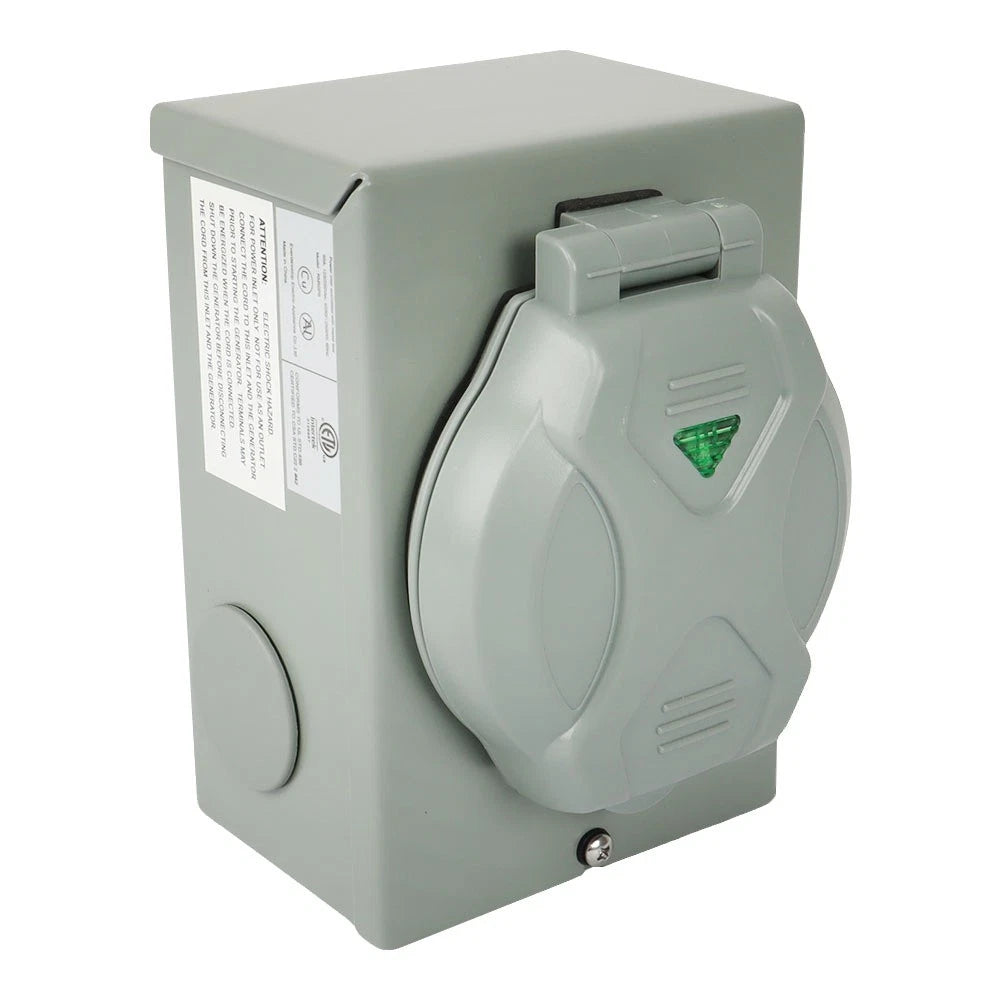 50 Amp Generator Power Inlet Box for Generator (120V-250V)