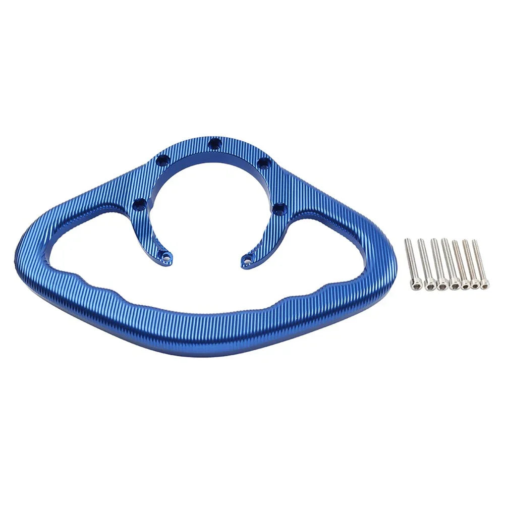 CNC Blue Hand Grip Tank Grab Handles for Honda Motorcycle