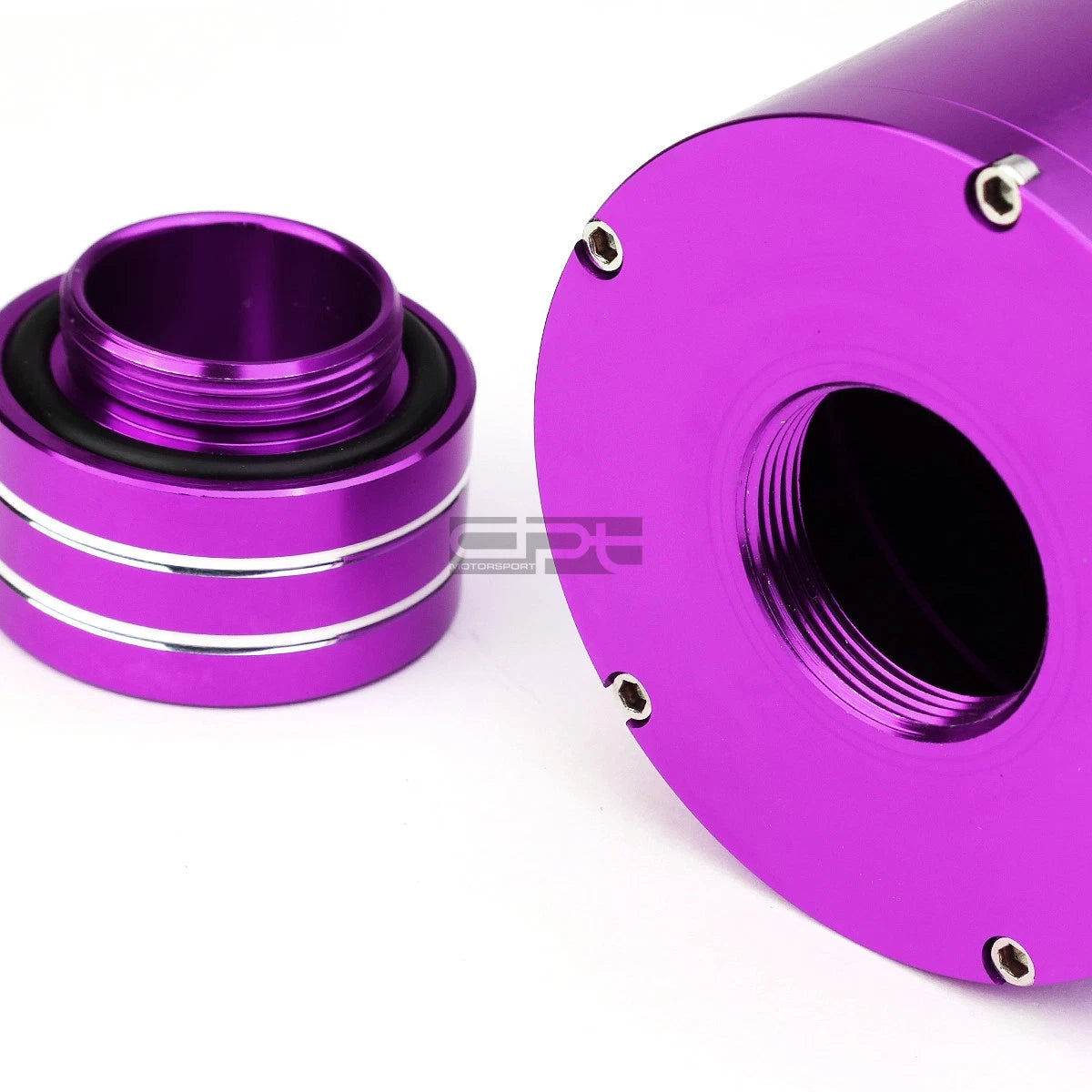 Coolant Recovery Overflow Reservoir Tank for Universal Vehicles (8.5"x3")
