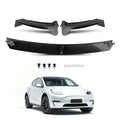 Carbon Fiber Front Bumper Lip Splitter for Tesla Model Y (2020–2024) V Style