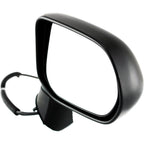 Power Mirror Set of 2 for Honda Civic (2006–2011) Textured Black Manual Folding