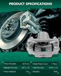 Rear Pair Brake Calipers w/ Bracket for Nissan 350Z, Murano, Quest, Infiniti G35