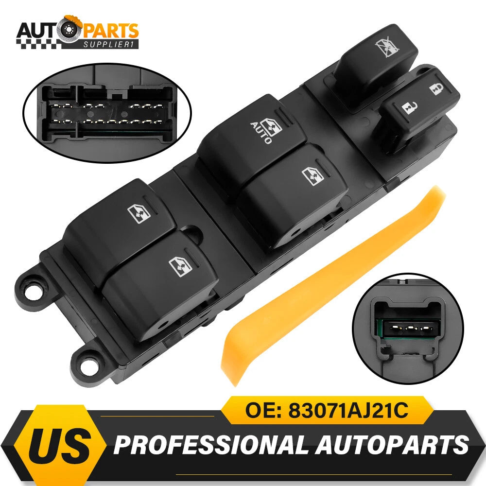 Driver Side Main Door Window Switch for Subaru Outback (2013–2016)