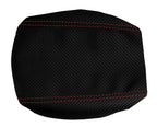 Console Lid Armrest Cover for Lexus RX350 (2010–2015) Carbon Fiber Red Stitch