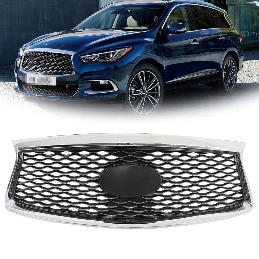 Front Upper Grille with Camera Hole for Infiniti QX60 (2016–2020)