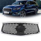 Front Upper Grille with Camera Hole for Infiniti QX60 (2016–2020)