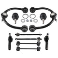 Front Control Arms, Sway Bars, Tie Rods Kit for 2005-2010 Commander Grand Cherokee