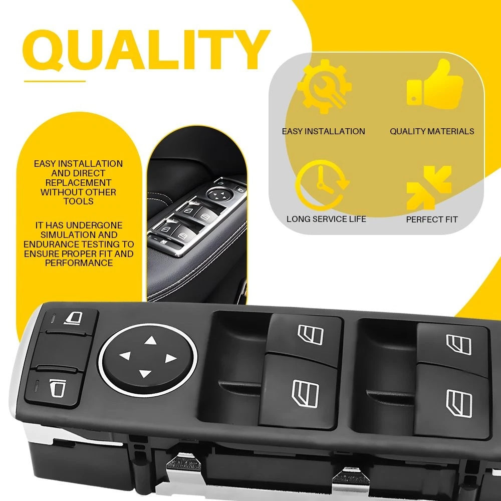 Master Power Window Switch for Mercedes-Benz W176 W246 C117 (2012–2019)
