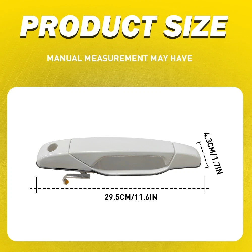 Door Handles for Chevy Silverado GMC Sierra Escalade (2007–2013) - Olympic White