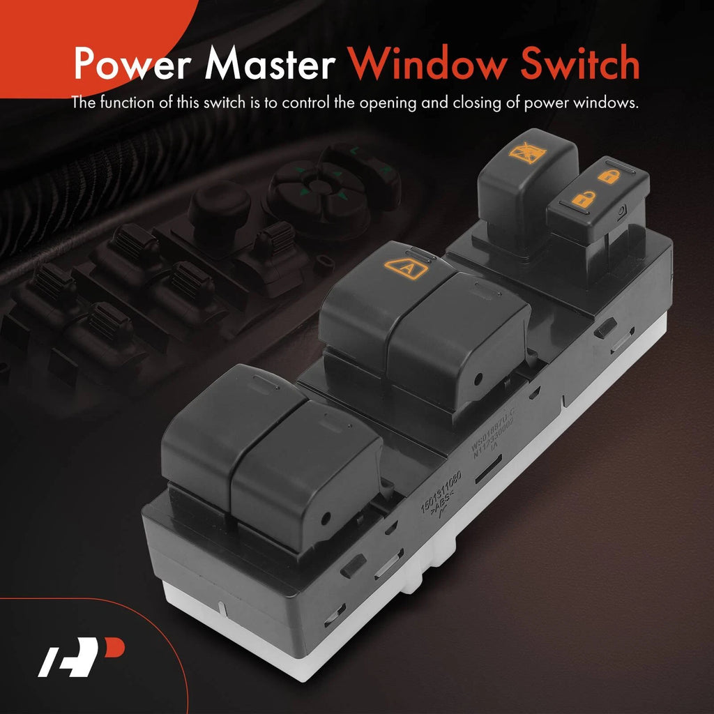 Front Left Power Window Switch for Nissan Rogue (2010-2013)