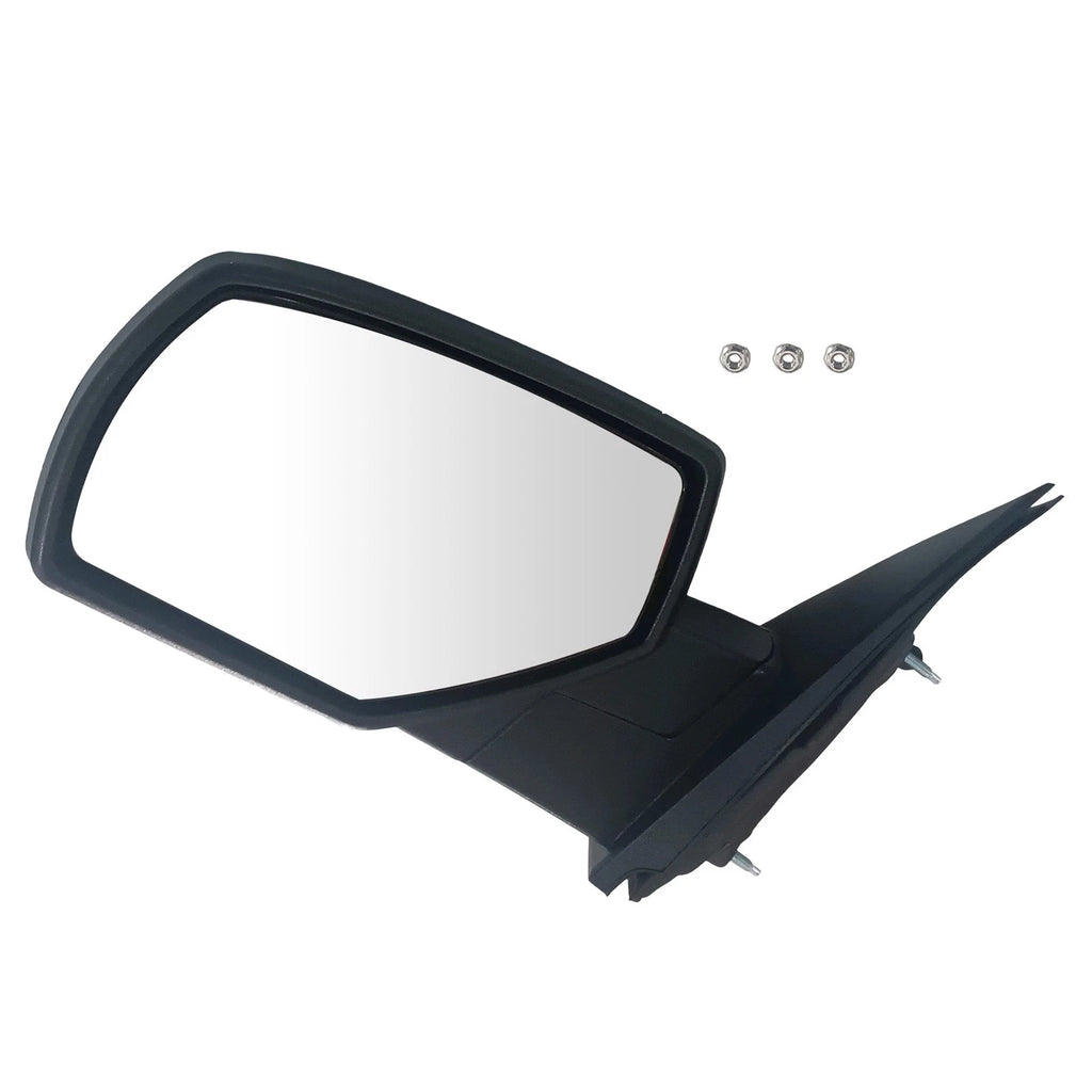 Driver Side Mirror for Chevy Silverado Sierra (2014–2019) - Textured Black Manual Fold