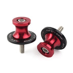 Red Motorcycle 6MM Swingarm Spools Sliders for YAMAHA MT-09 FZ09 (2013-2022)