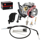 Carburetor for Kawasaki Prairie 400 KVF400 2x4 4x4 (1999–2002) w/ Cable
