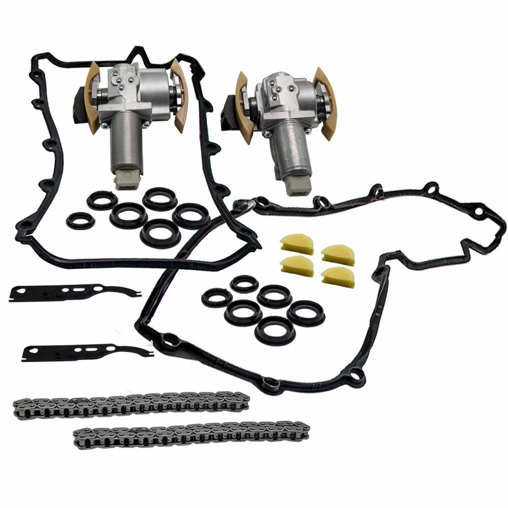 Timing Chain Tensioner Camshaft Adjuster Kit for Audi VW V8 (Fit 2000–2009)