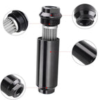 High Flow Inline Fuel Filter 100 Micron Cleanable 6AN/8AN/10AN Adapter