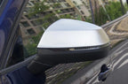 Side Wing Mirror Cap Covers Chrome wLane Assist for Audi Q7 4M (2016–2025)