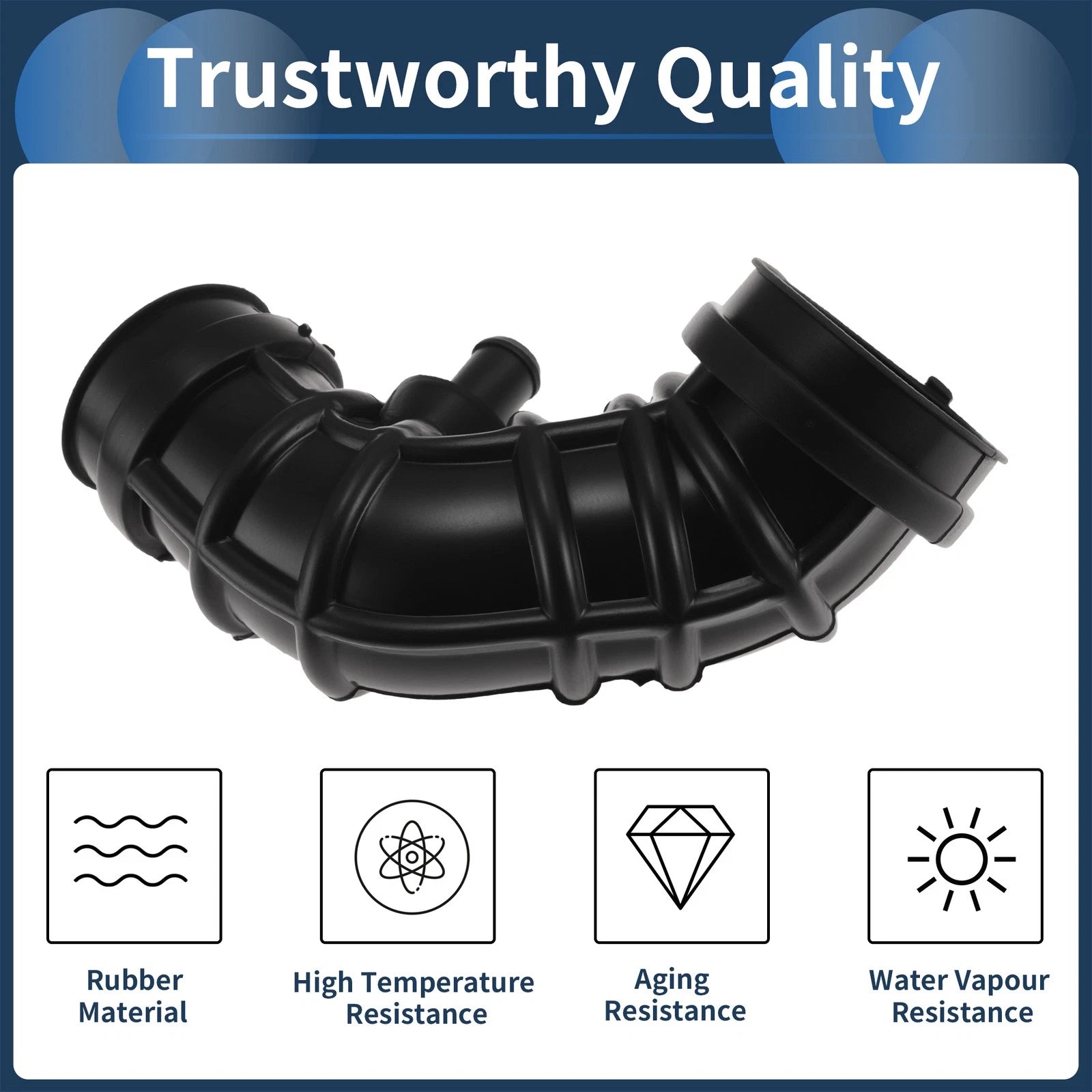 Engine Air Intake Hose for Chevrolet Captiva 2.0 Diesel (2006–2023) No.96628983 Rubber