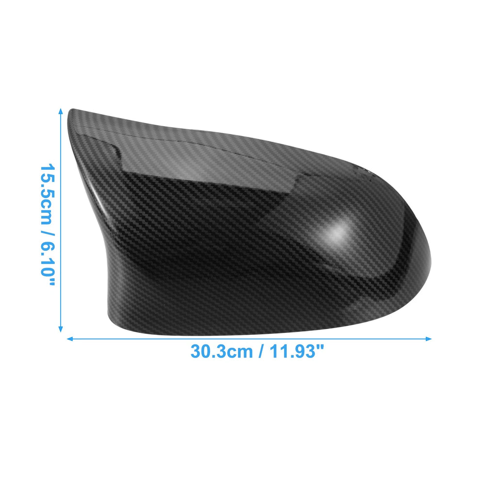 Pair Rear View Mirror Covers for BMW X3 Series F25 (2011–2017) Carbon Fiber