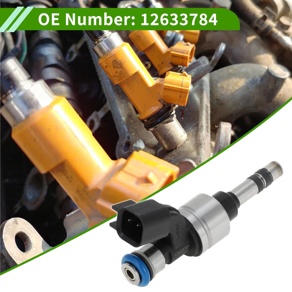 Fuel Injector No. 12633784 for Chevrolet Malibu 2.4L (2013–2014) 1 Pc Black