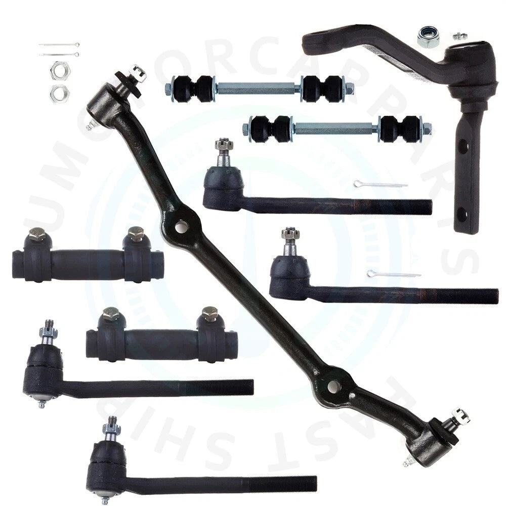 10pcs Front Tie Rod End Sway Bar for Chevrolet Blazer S10 (1996–2003)