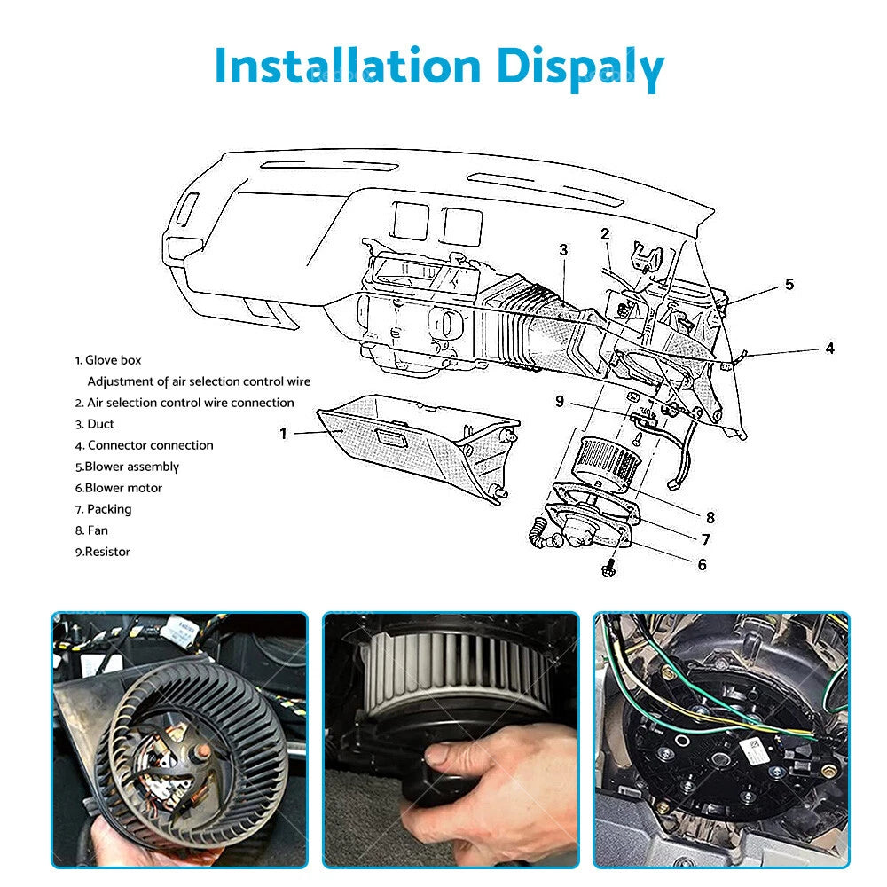 Blower Motor Fan Heater for Nissan X-Trail T31 (2007–2014) Dualis J10