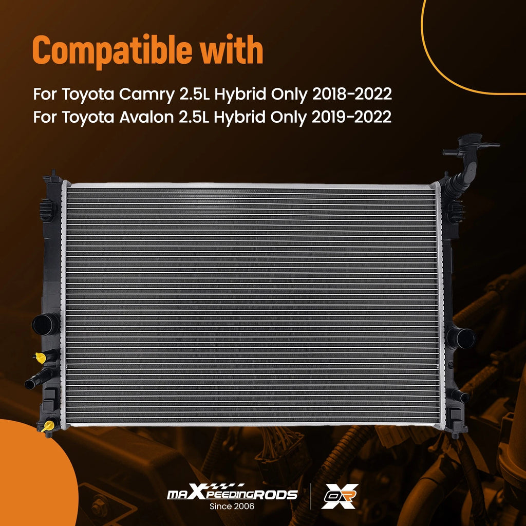 Aluminum Radiator for Toyota Camry/Avalon 2.5L (2018–2022)