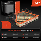 Engine Air Filter for Chevrolet Camaro (2016–2023) Cadillac ATS CTS (2013–2019)
