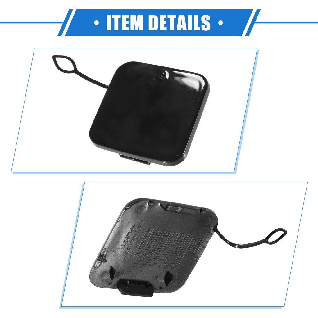 Tow Hook Cover Cap for Mercedes-Benz S Class (2010–2013) Black