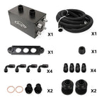 Oil Catch Can Reservoir Tank for Universal Applications