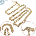 Mini R Hook Recovery Wrecker J Hook Tow Chain 5/16" × 8' G70 Trailer Hitches