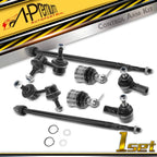 Set of 8 Front Sway Bar Link Tie Rod Ball Joints for Honda CR-V (2002–2006)