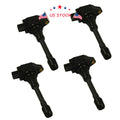 Set of 4 Ignition Coils for Nissan Altima Sentra Cube Rogue (2007–2019)