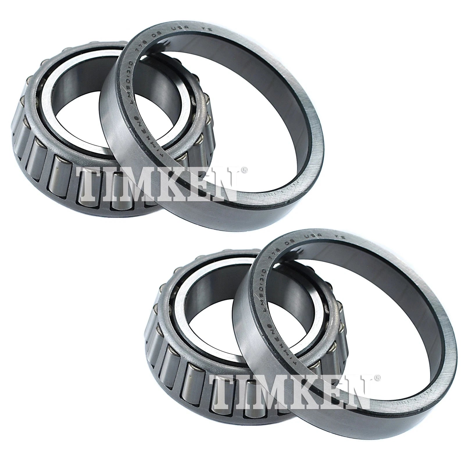 Set of 2 Rear Outer Wheel Bearings Timken for Dodge Colt Hyundai Excel (FWD)