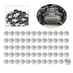 60X Engine Screw Cap Bolt Cover Kit for Harley Touring Road Street Glide (2014–2023) Chrome