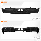 Rear Bumper for Toyota Tundra (2007–2013) w/Sensor Hole, License Lamps, Brackets