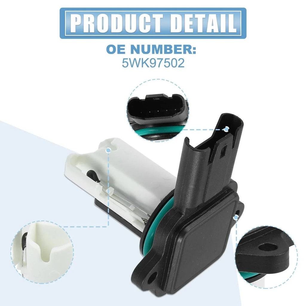 Mass Air Flow Sensor MAF for BMW 535i 330i