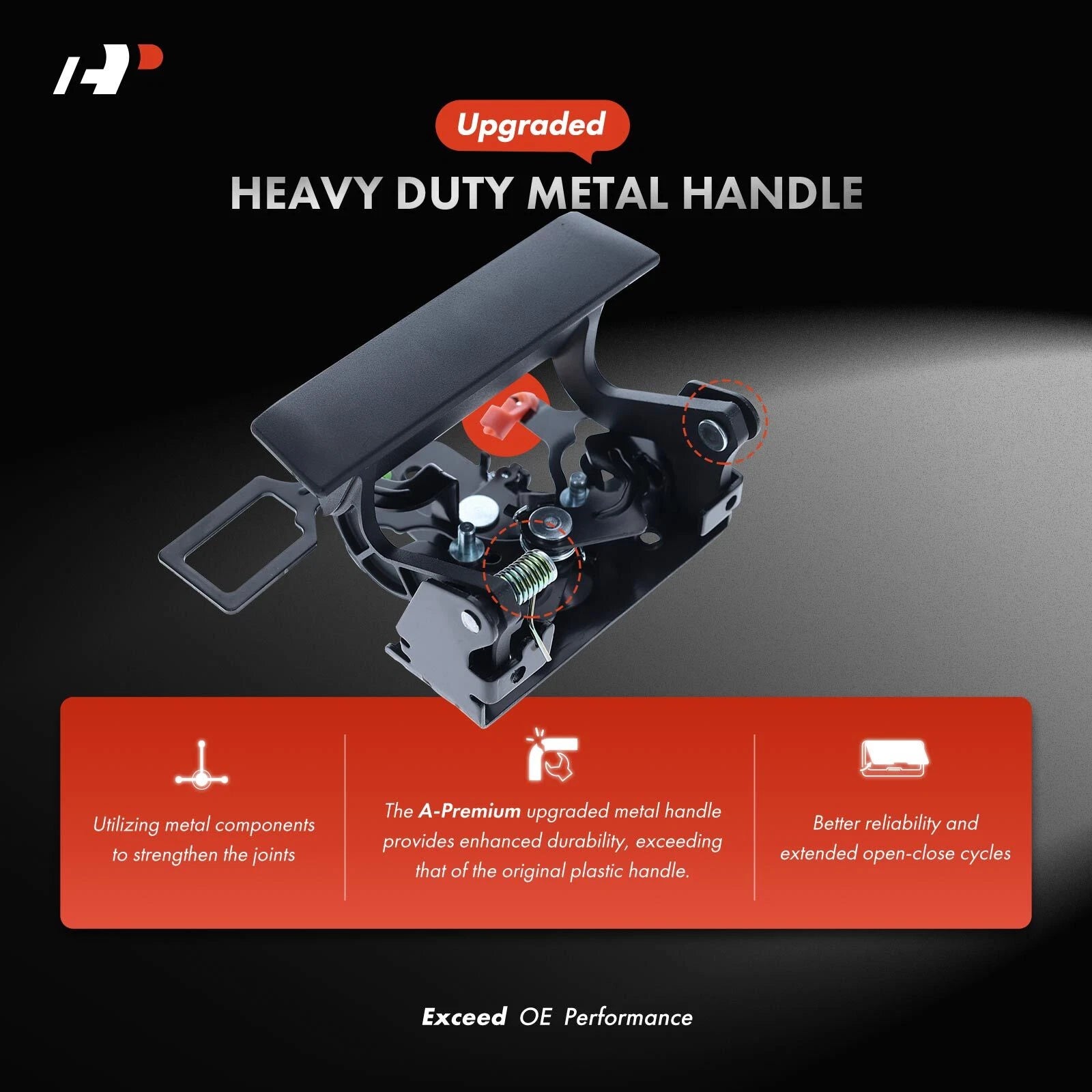 Tailgate Handle for Chevrolet Silverado 1500 GMC (2014-2019)