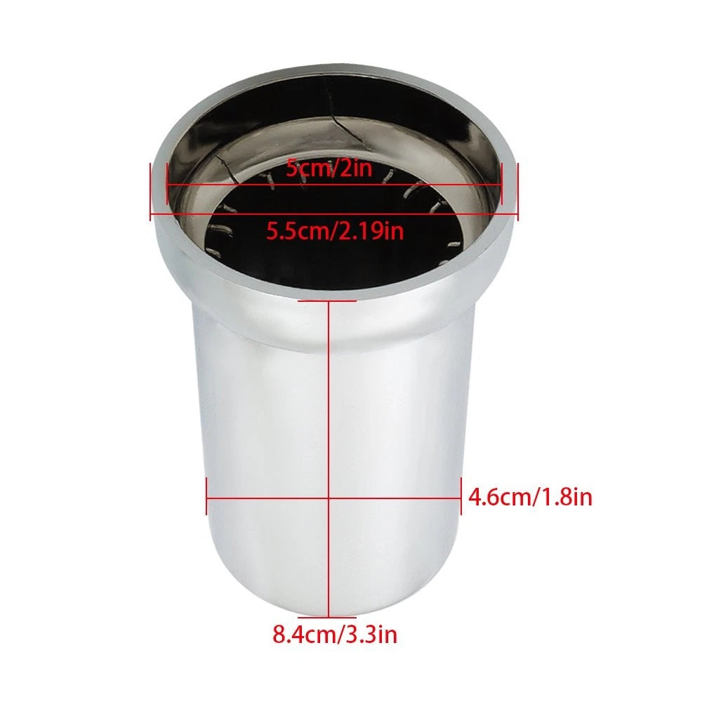 Set of 20 Chrome Lug Nut Caps for Truck (33mm)