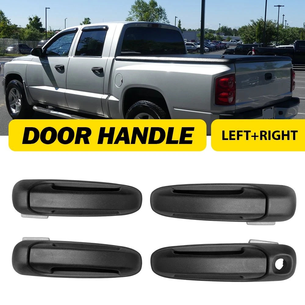 Set of 4 Exterior Door Handles for Ram 2500 Laramie (2005–2009)