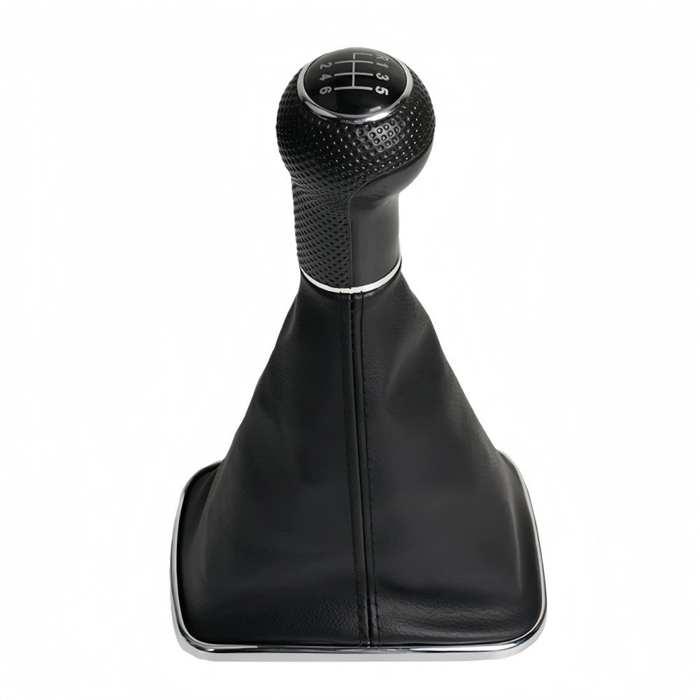 23mm Leather Chrome Shifter Knob for Golf Mk4 Jetta R32 (1999–2005)
