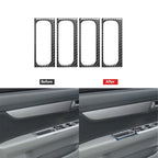 Set of 4 Black Carbon Fiber Stickers for 2006-2013 Models