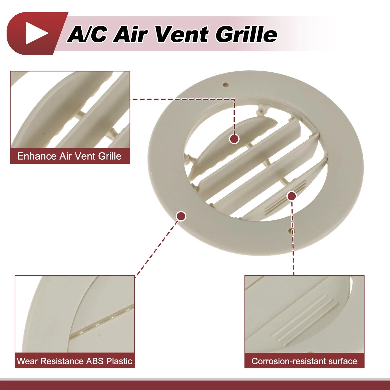 Rear Roof Air Outlet Vent Grille No. 9L1Z19893AG for Ford Expedition (2011–2020)